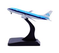RIVPAHGQ Modello Ridotto Aereo 8CM For KLM Royal Dutch Airlines B737-300 PH-BDD Modello Di Aereo In Miniatura In Scala 1:400 In Metallo Con Base Aerei Modellini in Scala