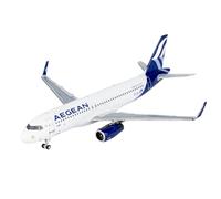 RIVPAHGQ Modello Ridotto Aereo 9CM For L'Aegean Airlines A320neo SX-DGZ, Modello Di Aereo In Scala 1:400, For Collezionisti Di Aerei. Aerei Modellini in Scala