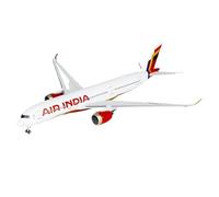 RIVPAHGQ Modello Ridotto Aereo Aereo Di Linea In Miniatura Da 16 Cm, Modello 1:400, For Air India A350-900 VT-JRA VT-JRB, In Lega Pressofusa. Aerei Modellini in Scala(VT-JRA)