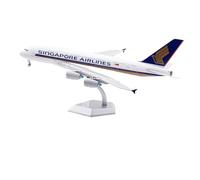RIVPAHGQ Modello Ridotto Aereo For Singapore Airlines Modello Di Aereo Pressofuso For Airbus A380 9V-SKB, Scala 1:200 - Replica Dell'aereo Finito Da 36 Cm Aerei Modellini in Scala