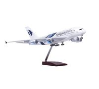 RIVPAHGQ Modello Ridotto Aereo Modellino Di Aereo In Metallo Pressofuso Da 45 Cm, Scala 1/160, For Passeggeri Della Malaysia Airlines Modello For Airbus 380 Aerei Modellini in Scala(NO light)
