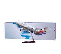 RIVPAHGQ Modello Ridotto Aereo Modellino Pressofuso Di Aereo In Scala 47 Cm, Scala 1:150, Asiana Airlines For Boeing 747-400, Replica Di Aeroplano, Ornamenti Aerei Modellini in Scala(With light)