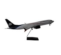 RIVPAHGQ Modello Ridotto Aereo Modellino Pressofuso Di Aereo In Scala 47 Cm, Scala 1:85, Aeromexico For Boeing 737 MAX, Replica Di Ornamenti Aerei Modellini in Scala(With light)