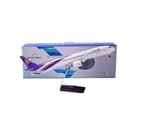 RIVPAHGQ Modello Ridotto Aereo Modello Di Aereo 47 Cm In Scala 350 Scala 1:142 Modello Di Replica Dell'aereo Della Airbus A350 Thai Airways. Ornamenti Aerei Modellini in Scala(With light)