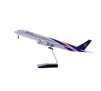 RIVPAHGQ Modello Ridotto Aereo Modello Di Aereo 47 Cm In Scala 350 Scala 1:142 Modello Di Replica Dell'aereo Della Airbus A350 Thai Airways. Ornamenti Aerei Modellini in Scala(NO light)