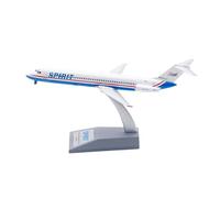 RIVPAHGQ Modello Ridotto Aereo Modello Di Aereo Civile In Scala 19CM 1/200 For Spirit Airlines McDonnell Douglas DC-9-40 N130NK Dettagliato Aerei Modellini in Scala
