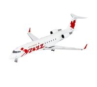 RIVPAHGQ Modello Ridotto Aereo Modello Di Aereo Di Linea 13CM 1:200 For Air Canada Jazz CRJ-200ER C-GJZJ In Metallo Pressofuso Con Supporto For Esposizione Aerei Modellini in Scala