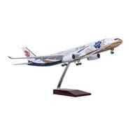 RIVPAHGQ Modello Ridotto Aereo Modello Di Aereo Di Linea Civile In Scala 1/135, 47 Cm, Air China, For Airbus A330, Repliche Di Aeromobili Con Ruote Aerei Modellini in Scala(With light)