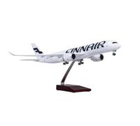 RIVPAHGQ Modello Ridotto Aereo Modello Di Aereo Di Linea Civile In Scala 1/142, 47 Cm, Finnair For Airbus A350, Repliche Di Aeromobili Con Ruote Aerei Modellini in Scala(NO light)
