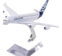 RIVPAHGQ Modello Ridotto Aereo Modello Di Aereo Di Linea Civile In Scala 1/400, 14 Cm, Prototipo For Airbus A380, Repliche Di Aeromobili In Scala Aerei Modellini in Scala