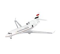 RIVPAHGQ Modello Ridotto Aereo Modello Di Aereo Finito Realistico Da 11 Cm In Scala 1/200 L'aeronautica Militare Egiziana For Falcon 7X SU-BTU Aerei Modellini in Scala