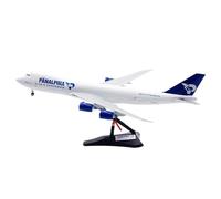RIVPAHGQ Modello Ridotto Aereo Modello Di Aereo Finito Realistico Da 38 Cm In Scala 1/200 For Panalpina Airlines B747-8F N850GT, Velivolo In Scala Accurata Aerei Modellini in Scala