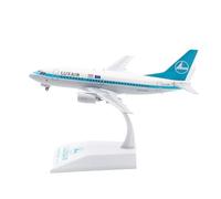 RIVPAHGQ Modello Ridotto Aereo Modello Di Aereo In Lega Pressofusa Luxair Da 15 Cm For Boeing B737-500 LX-LGO In Scala 1:200, Modello Finito. Aerei Modellini in Scala