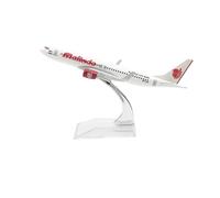 RIVPAHGQ Modello Ridotto Aereo Modello Di Aereo In Scala 16 Cm Scala 1/400 L'aviazione Civile, For Malindo Airlines B-737 Replica Dell'aereo Esposizione B737 Aerei Modellini in Scala