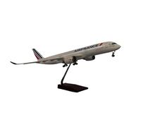RIVPAHGQ Modello Ridotto Aereo Modello Di Aereo Passeggeri For Air France In Metallo Pressofuso Da 47 Cm, Scala 1/142, Modello For Airbus A350 Aerei Modellini in Scala(With light)