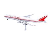 RIVPAHGQ Modello Ridotto Aereo Modello Di Aereo Passeggeri In Miniatura Da 35 Cm Scala 1:200, For Air India B747-400 VT-ESO, Repliche Di Aeromobili In Scala Aerei Modellini in Scala(Flap)