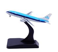 RIVPAHGQ Modello Ridotto Aereo Modello Di Aereo Pressofuso B737-300ER PH-BDH Della KLM Royal Dutch Airlines, Scala 1:400 - Replica Dell'aereo Finito Da 8 Cm Aerei Modellini in Scala