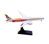 RIVPAHGQ Modello Ridotto Aereo Modello Di Aereo Pressofuso In Metallo Rifinito, 15 Cm, Scala 1:400, For Etihad Airways B787-9 A6-BLO Con Flap, Con Supporto Aerei Modellini in Scala(Flap)