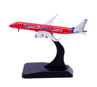 RIVPAHGQ Modello Ridotto Aereo Modello Di Aereo Pressofuso In Scala 9 Cm 1/400 For L'ERJ-190AR VH-ZPM Della Pacific Blue Airlines, Pezzo Da Esposizione Aerei Modellini in Scala