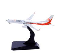 RIVPAHGQ Modello Ridotto Aereo Modello di Aereo Statico Squisito in Scala 9CM 1:200 for Okay Airways for Boeing B737-800 B-1732 Souvenir Aereo Aerei Modellini in Scala