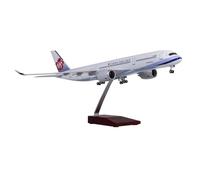 RIVPAHGQ Modello Ridotto Aereo Modello In Miniatura Di Aereo Civile Da 47 Cm Scala 1:142 Modello Airbus A350 Di Taiwan China Airlines, In Lega, For Adulti. Aerei Modellini in Scala(With light)