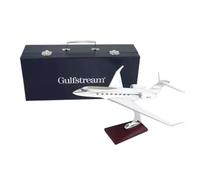 RIVPAHGQ Modello Ridotto Aereo Replica Di Aereo Privato For Gulfstream G650 Jet In Scala 1:100 Da 32 Cm, Modello Da Collezione For Adulti. Aerei Modellini in Scala
