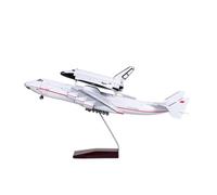 RIVPAHGQ Modello Ridotto Aereo Replica Di Aeromodello In Miniatura Da 42 Cm In Scala 1:200 L'aereo Da Trasporto For Antonov An-225 Modello Buran AN225 Russo Aerei Modellini in Scala