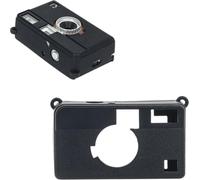 Rixavleo Custodia protettiva per fotocamera Kodak H35/H35N, struttura in pelle PU, antigraffio e antiurto, custodia morbida (nero)