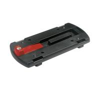 Piastra adattatrice KLICKfix per portapacchi nero