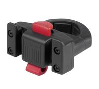 Rixen und Kaul Caddy Oversized KR863 - Cestino per bicicletta, nero, plastica, montaggio telaio, Φ36 - 55 mm