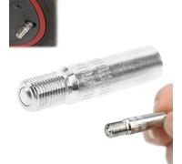 Rixotix Adattatore per valvola, prolunga valvola auto, prolunga per scooter, auto, camion, furgone, caravan, G30 per Xiaomi M365 1S Essential Pro 2 scooter elettrico