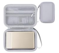 RIYADAone Custodia per Liene Pearl N200 Pro Stampante Foto Portatile Mini | Resistente agli urti, Portatile Viaggio, Tasche a rete interne per accessori, per viaggi, Stampante Foto Duro Caso
