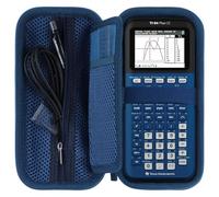 RIYADAone Custodia per Texas Instruments TI-84 Evo-T Graphing Calculator | Compatibilità TI-84 Plus CE-T/TI-84 Plus/TI-84 Plus CE/TI Nspire CX CAS/TI-Nspire CX II/TI-89 Titanium, Calculator Duro Caso