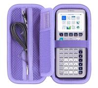 RIYADAone Custodia per Texas Instruments TI-84 Evo-T Graphing Calculator | Compatibilità TI-84 Plus CE-T/TI-84 Plus/TI-84 Plus CE/TI Nspire CX CAS/TI-Nspire CX II/TI-89 Titanium, Calculator Duro Caso