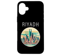 Riyadh Arabia Saudita scenario Art Deco Custodia per iPhone 16 Plus