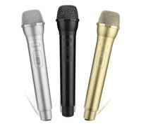 RIYAN 3 puntelli in plastica per microfono, tastiera, microfono, microfono, per travestimenti, giochi di ruolo, Natale, cosplay, musica, feste di compleanno