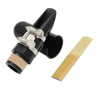 RIYAN Kit bocchino, include legatura+ancia per clarinetto 2,5+bocchino per clarinetto nero tappo in plastica accessori per strumenti musicali
