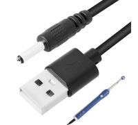 Riybyds 1 M 3.5 mm Porta USB, Cavo di Ricarica USB Universale, per Spazzolini Elettrici Fairywill, Bitvae D2/R1/R2/S2, 7AM2M AM105/AM110, Caricabatterie Efficiente e Compatibile