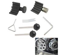 Riybyds 7 Pezzi Kit di Attrezzi per la Messa in Fase del Motore, Strumento per la Fasatura del Motore, Compatibile per 1.4, 1.6, 1.9, 2.0 TDI,SDI,Strumento di Blocco della Turbina, Albero a Camme