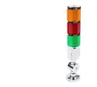 RIYFABPSCT Lampada di sicurezza 12V 24V Lampada di segnalazione a torre industriale a LED rosso verde LED LTA Indicatore luminoso a nastro Anodo comune sempre acceso(3 DC12V-24V Sound)