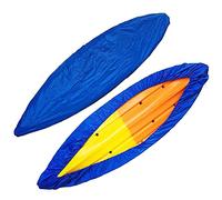 RIYIFER Coperchio Professionale per Kayak, Waterproof Kayak Canoe Cover Tessuto Oxford Antipolvere e Resistente per All'aperto con Borsa Portaoggetti,Blu,for 4.1~4.5M Boats