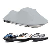 RIYIFER Rimorchiabile Jet Ski Telo Copri, 210D Impermeabile Tessuto Oxford Copertura per Moto d'Acqua 3 Posti Jet Ski Telo Copribarca per PWC Sea Doo Motoscafo,Fits 116" to135(2 Seater)