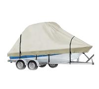 RIYIFER T-Top Copertura for Barca, Heavy Duty Rimorchiabile Copertura per Console Centrale per Barca 600D Oxford Impermeabile Anti UV per Ormeggio Yacht,Grigio,25~27FT: 830 * 330 * 234CM