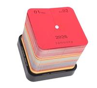 RIZGHWOY 3d Art Memo Pad, Creative Circus Carving Intasting Art Notepad con Luce del Calendario 2026, Ideale per L'ornamento del Desktop, a Base di Carta e Plastica