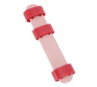 RIZGHWOY Aiuto per Esercitarsi Sul Polso del Violino, Trainer in Plastica per Mano Sinistra per Principianti con Gancio Regolabile e Cinturino Ad per Correggere la Posizione della Mano, (PINK)