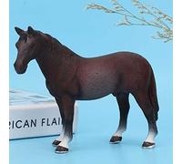 RIZGHWOY Area Fissa Premium Modello di Simulazione Animale di Plastica Modello Educativo per gli Amanti degli Animali (Cavallo)