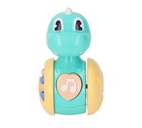 RIZGHWOY Baby Dinosaur Wobbler Toying Colorful Balance Training Pouet Educational for Early Learning, Plastic Material per Neonati e Bambini Piccoli (Ciano)