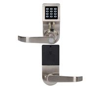 RIZGHWOY Blocco della Porta Digitale Intelligente Blocco con Blocco della Tastiera Elettronica con più Metodi di Sblocco Password e Chiave della Scheda IC per la Casa Office da 30-60 Mm