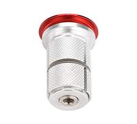 RIZGHWOY Cappellino in Bicicletta in Bicicletta, Gambo in Lega in Alluminio Gambo in Alluminio Esansore per per 1 Pollice da 1,25 Pollici Stierer Sostituisce la Chiave Esagono da Dado a (Rosso)