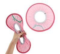 RIZGHWOY Cappello da Doccia in Tessuto Impermeabile per Baby Shampoo, Copertura per Doccia Elastica con Motivi di Cartoni Animati per Neonati e Bambini Piccoli (PINK)